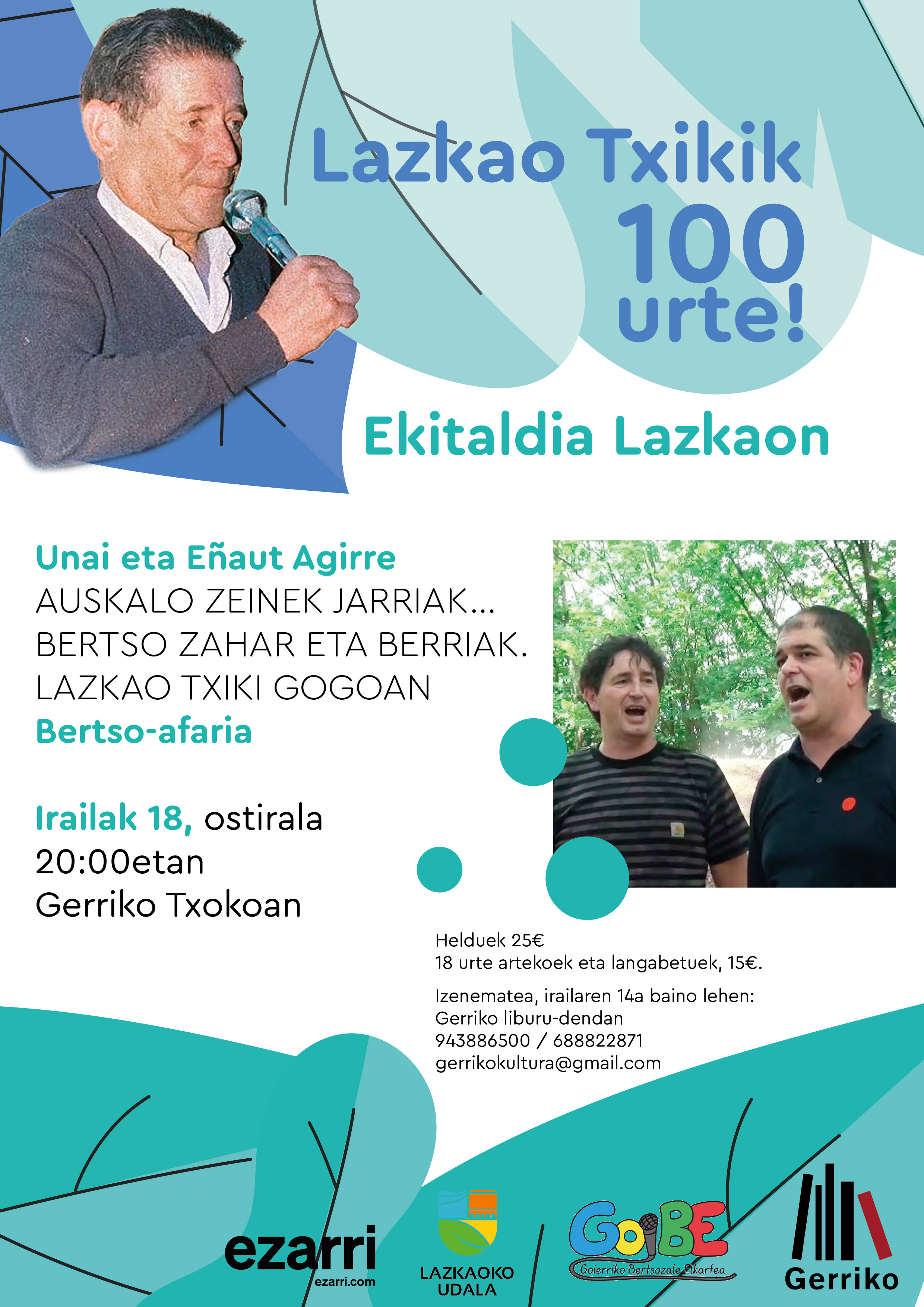 Lazkao txiki gogoan bertso afaria