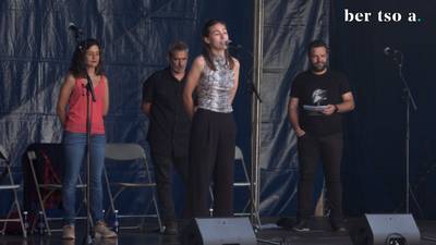 Hasierako agurra. Nerea Ibarzabal.