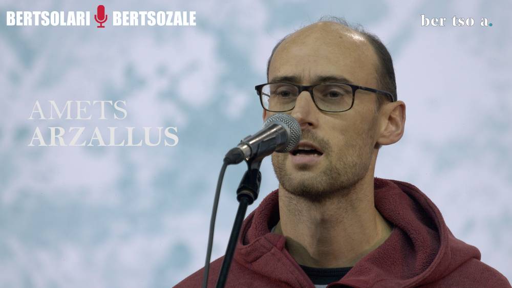 Amets Arzallus, bertsolari, bertsozale