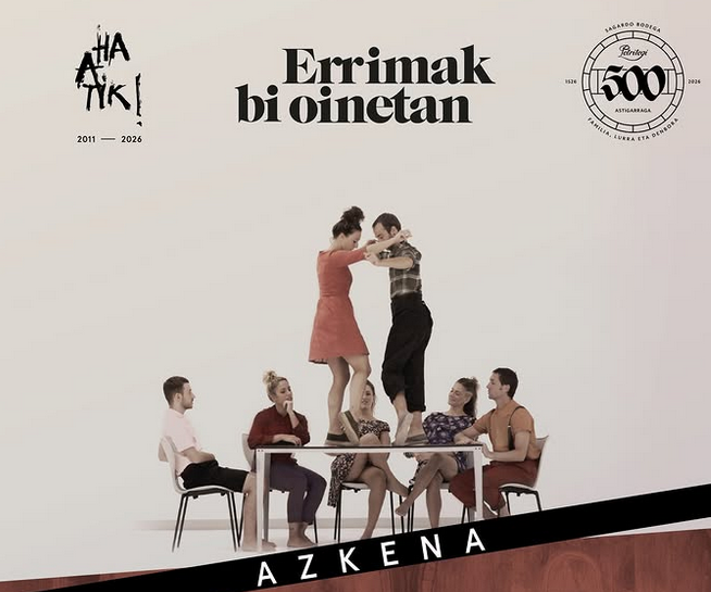 'Errimak bi oinetan' ikuskizunaren agurra bihar Donostian