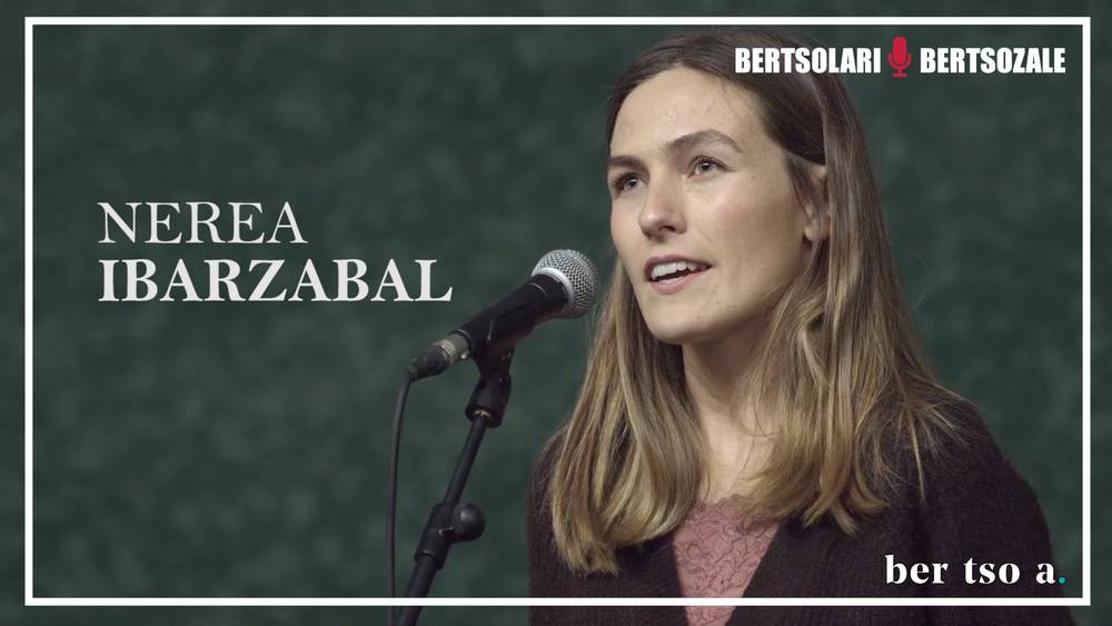 Nerea Ibarzabal, bertsolari bertsozale