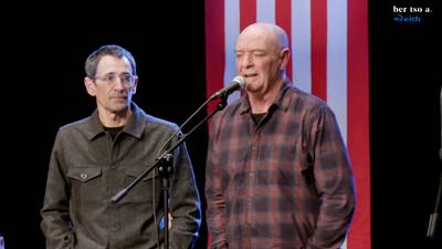 Andoni Egaña eta Igor Elortza. Realeko eta Athleticeko presidenteak.