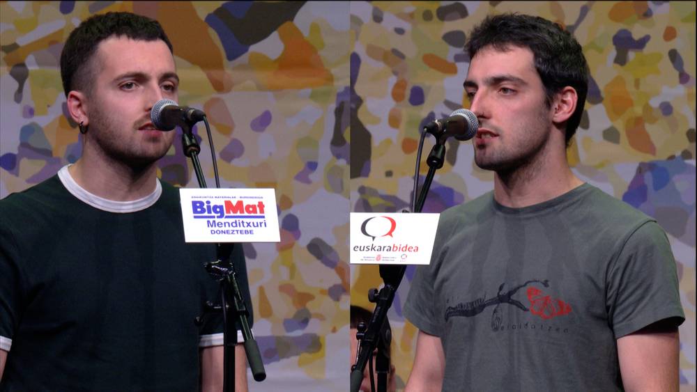 Buruz burukoa. Puntuka. Joanes Illarregi eta Xabat Illarregi.