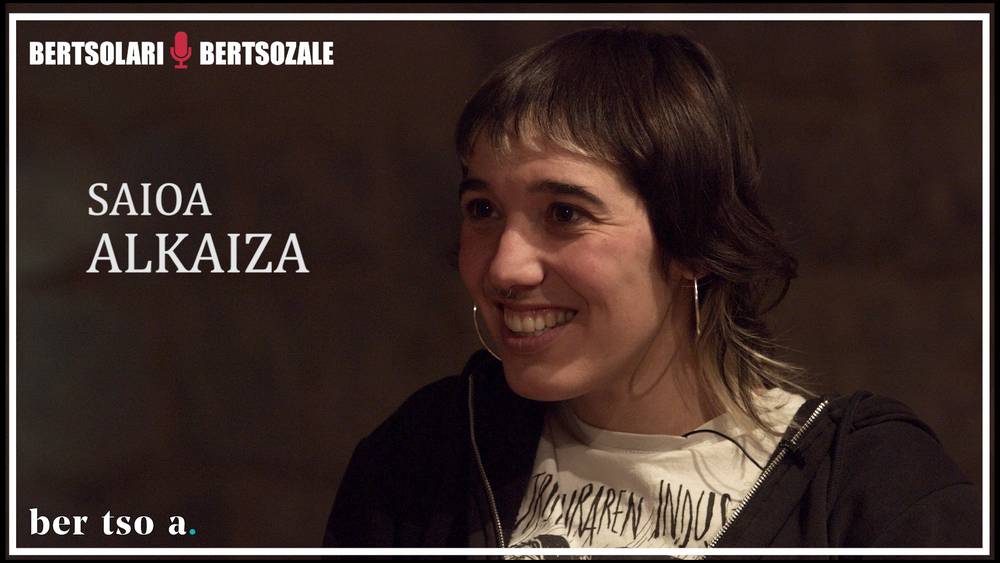 Saioa Alkaiza, bertsolari bertsozale