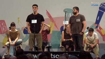 Hamarreko txikia. Martin Abarrategi eta Iñaki Viñaspre.