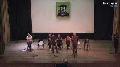 Garia eta lastoa. Maialen Lujanbio eta Andoni Egaña