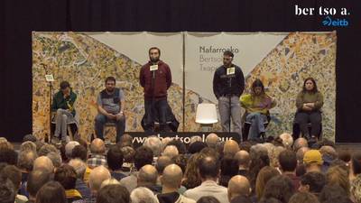 Zortziko handia. Mikel Lasarte eta Jabi Lezaun