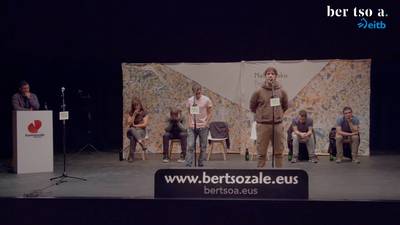 Zortziko handia. Ekain Alegre eta Josu Sanjurjo