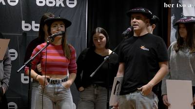 Bizkaiko kopla gaztiek. Txapeldunaren agurra