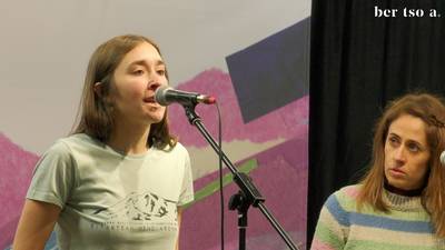 Zortziko txikia. Maddi Ane Txoperena eta Maddalen Arzallus