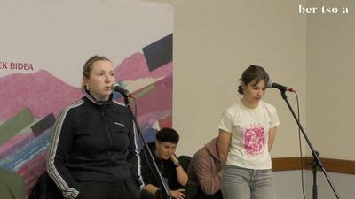 Hamarreko txikia. Haira Aizpurua eta Elixabet Etxandi