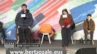 Zortziko txikia. Maddi Ane Txoperena eta Aitor Servier.