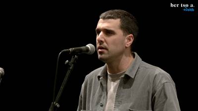 Hasierako agurra. Aitor Etxebarriazarraga.