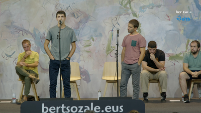 Zortziko handia. Oier Etxeberria eta Imanol Uria