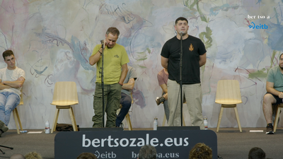 Hamarreko txikia. Iñigo Mantzizidor "Mantxi" eta Txaber Altube