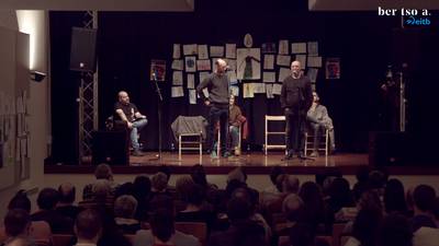 Amets urtero bezala korrikako furgonetan eta Andoni zure irakasle ohia lekuarekin. Andoni Egaña eta Amets Arzallus.