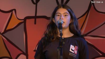 Bukaera emanda. Olaia Leitza.