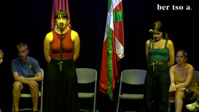 Zortziko handia. Maddi Agirre eta Janire Arrizabalaga.
