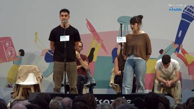 Zortziko handia. Martin Abarrategi eta Maddi Agirre.