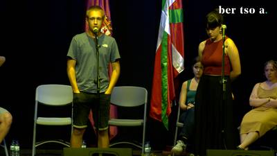 Zortziko txiikia. Aimar Sorazu eta Maddi Agirre.