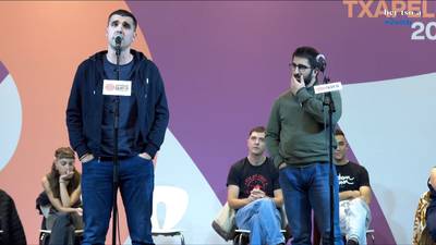 Zortziko txikia. Aitor Etxeberriazarraga eta Ibai Amillategi.