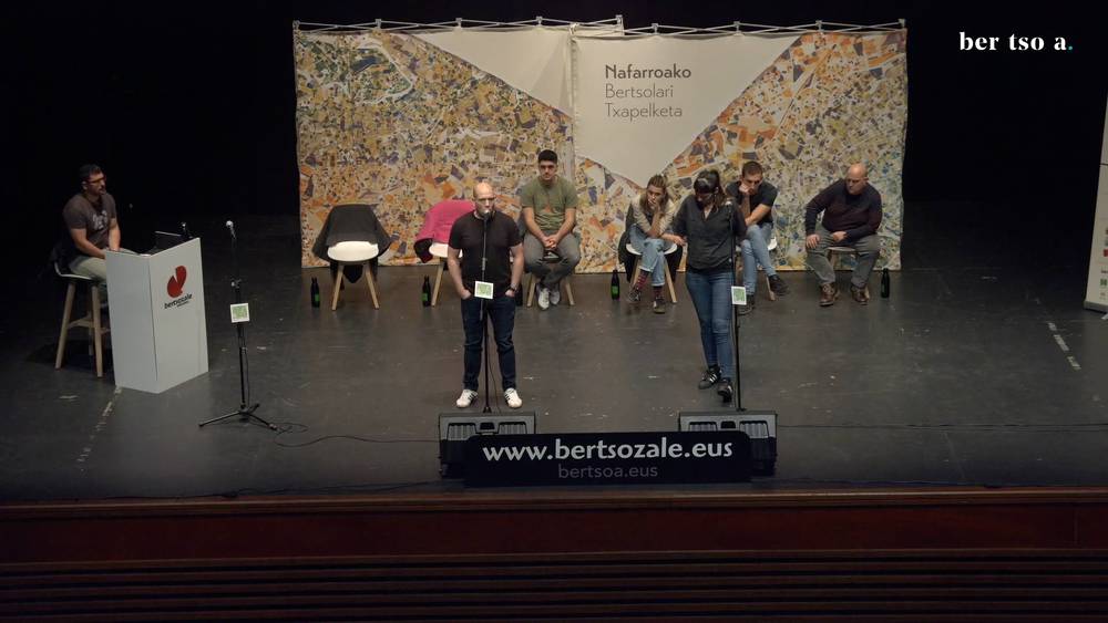 Zortziko handia. Eneko Lazkoz eta Saioa Alkaiza.