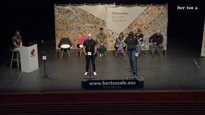 Zortziko handia. Eneko Lazkoz eta Saioa Alkaiza.